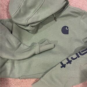 Carhartt Sage Green Relaxed Fit Hoodie
